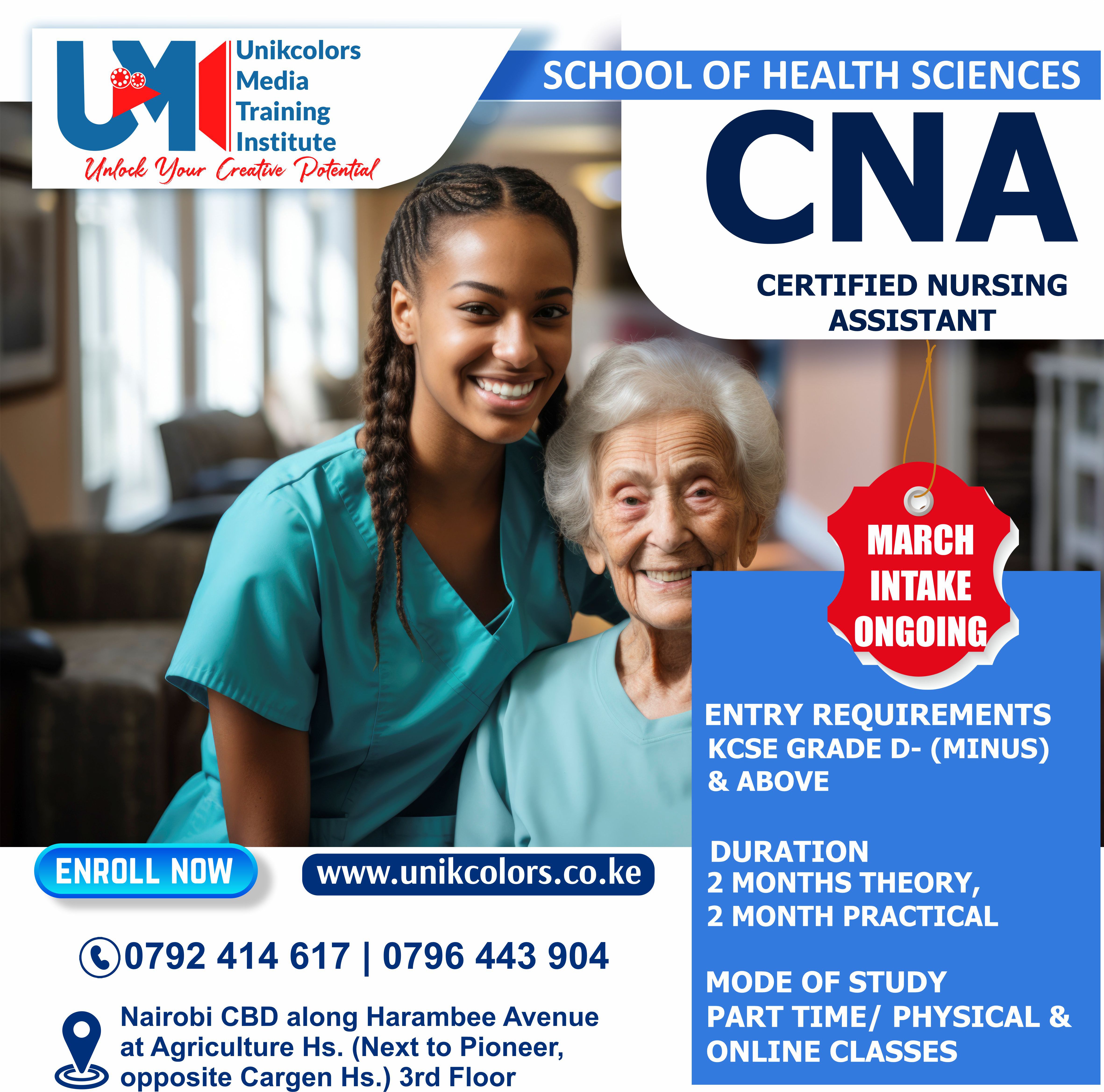 CERTIFIED NURSING ASSISTANT - CARE GIVER COURSE